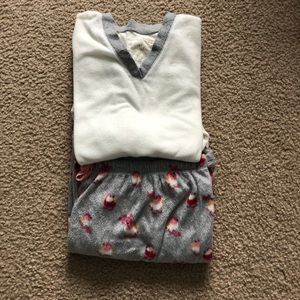 Cuddle Duds women’s fleece 2 piece pajama set